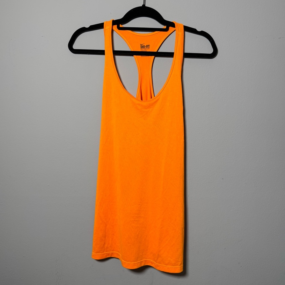 Women's Orange Racerback Tank Top